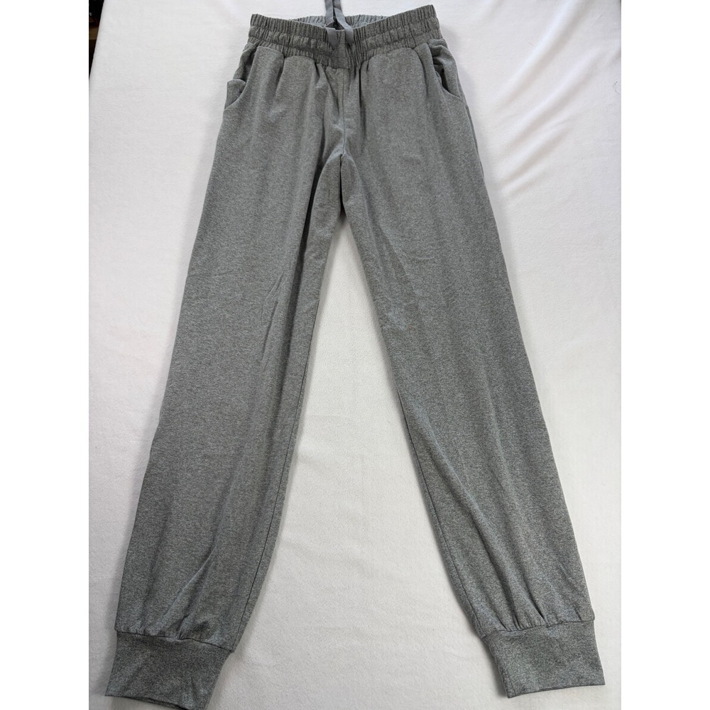 Halara Womens Gray Heathered Joggers High Waisted Activewear Pants Small Regular